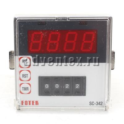 Счетчик импульсов FOTEK SC-342 - вид спереди